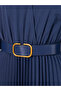 Plain 3/4th Sleeves Shirt Maxi Dress - 4