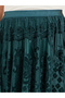 Burnout Design A-Line Midi Skirt - 3