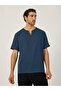 Oversized Plain V Neck T-Shirt