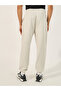 Slogan Print Oversized Jogger with Slip Pocket - 4