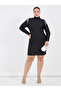 Plus Size Embellished Tassel Detail Bodycon Mini Dress