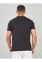Badge Detail Mock Neck Regular Fit T-Shirt - 4