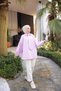 Women's Bow Detailed Hidden Zipper Balloon Sleeve Hijab Shirt - 4
