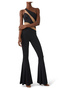 Snake Patterned Fishtail Jumpsuit - 5