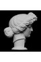 Antik Apollo Giustiniani Figür Büst Heykel Biblo 15cm - 3