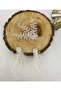 Set of Two Pearl and Crystal Bridal Crown and Earrings Wedding Hair Accessory Crown - 3