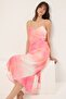 Pembe Degrade A Kesim Maxi  Dokuma Elbise TWOSS23EL02416 - 6
