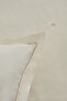 Powder Color Double Embroidered Grease Duvet Cover and Pique Set - 4