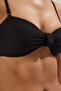 Siyah Düğümlü Straplez Kaplı Bikini Üstü TBESS25BU00046 - 3