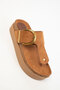 Tan Suede Women's Slippers 20348 - 6