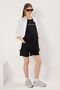 Maternity Denim Shorts with Black Abdominal Panels Tbbss25Ap00027