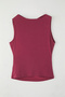 Burgundy More Sustainable Modal Content Drape Detailed Degaje Collar Knitted Blouse Twoss25Bz00428 - 6
