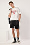 Black Regular/Normal Cut Parachute Fabric Pocket Detailed Thick Shorts & Bermuda Tmnss25Sr00028