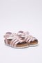 Pembe Parlak Cırt Bantlı Büyük/Küçük Kız Çocuk Kids Sandalet TAKSS25SD00012 - 3