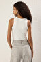 Black-White 2-Piece Black-White Pack Fitted Crew Neck Face Collar Bottom Snap Knitted Body - 7