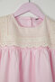Pink Regular Color Block Knitted Dress Tkdss25El00020 - 2