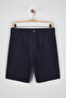 Navy Blue Regular Shorts & Bermudas Tmnss23Sr00074 - 5