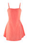 Mercan Dokuma %100 Keten Plaj Mini Elbise TBESS25EL00103 - 5