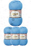 Nako Diamond Hand Knitting Yarn Amigurumi Yarn 4 Pieces Mixed Colors 225 Meters 100% Premium Micro Acrylic