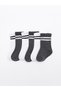 6 Pack Baby Socks 100% Cotton Yarn / Seamless / Striped College Children's Socks - 4