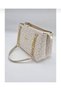 Justpolo Chain Women's K Shoulder Bag Adjustable Long Strap Bag Wallet Set - 6