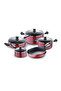 10 Pcs Aluminum Non-Stick Cookware Set - 2
