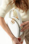 Tn-097 Women's Shoulder Bag Handbag Crossbody Bag White - 2