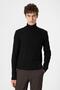 Men's sweater with braided hair