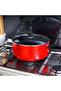36 Cm Aluminium Casserole with Glass Lid