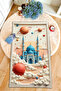 Digital Printed Non-Slip Base Artificial Intelligence Design Educational Small Child Prayer Mat Prayer Mat 60 X 100