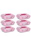 Wet Towel Wipes 90 Leaves Rose/rose Set of 6 540 Leaves with Plastic Cover