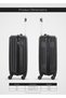 Vertex Series Set of 2 Luggage – Lightweight ABS Hardshell, 10KG Carry-On & 30KG Large Trolley Black - 3