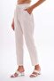 Women's Pipe Leg Muslin Trousers 250129   - - 4