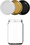 720 ml Honey Jar with Metal Lid 720 Cc Transparent Canning Jar 1 Piece (Takes 1 kg Honey) - 6
