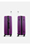 Vertex Cabin Size ABS Hardside Spinner Luggage Trolley – Lightweight 10KG 4-Wheel, 20 Inch, Purple - 4