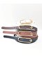Women's Belt Black, Brown, Tan, White Set of 4 - 3