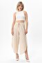 Women's Slit Detailed Linen Trousers 250128   - - 2