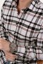 White Black Striped Lumberjack Gift Boxed Men's Shirt