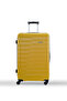 Beta Cabin Size ABS Hardside Spinner Luggage Trolley – Lightweight 10KG 4-Wheel, 20 Inch, Yellow