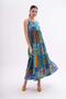 Women's Ethnic Patterned Strappy Long Dress 250215 - - 5