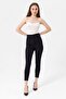 Women's High Waist Narrow Leg Fabric Trousers 260119 - - 2