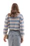 Women's Stripe Patterned Button Closure Knitwear Knitted Cardigan 255195 - - 5