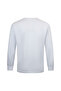 White Regular Fit Crew Neck Cotton Sweatshirt - 5