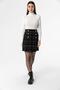 Women's Plaid Tweed Mini Skirt