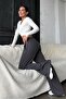 Charcoal Wide-Leg Women’s Tracksuit Bottoms MG2279 - 6