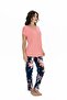 Licensed New Season Women's V-Neck Pajama Set - 2