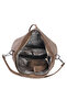 Genuine Leather Suede Shoulder Bag - 3