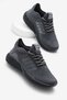 Unisex Smoked Poly Sole Lace-Up Knitwear Sports Shoes