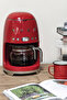 50's Style Retro Red Filter Coffee Machine Dcf02Rdeu - 2