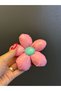 12X12 cm Bright Pink Flower Brooch Lapel Pin